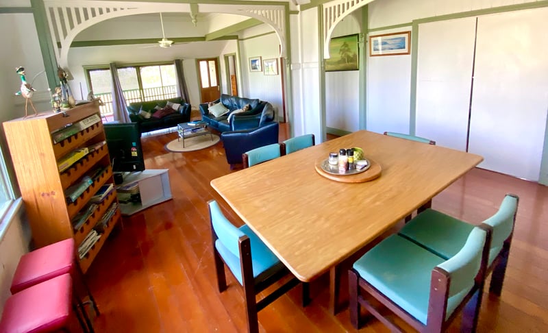 Dining area for groups