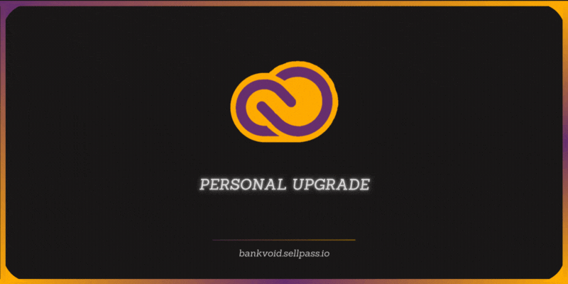 Adobe CC Personal Upgrade
