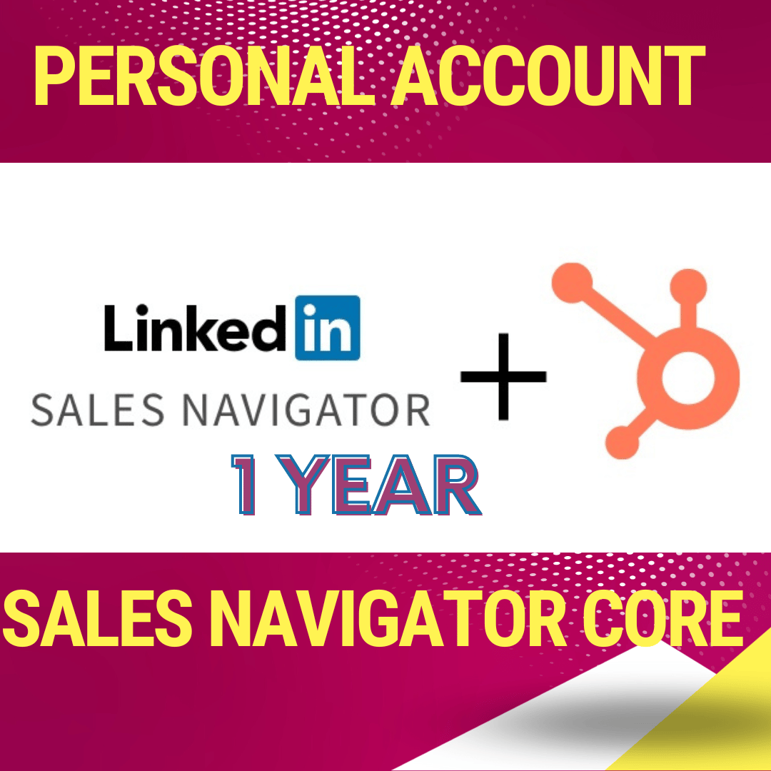 ⭐🔥Linkedin Sales Navigator Core  1 year