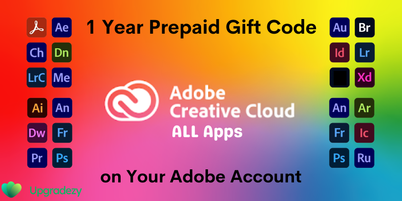 Adobe Creative Cloud (All Apps)  | Personal Upgrade