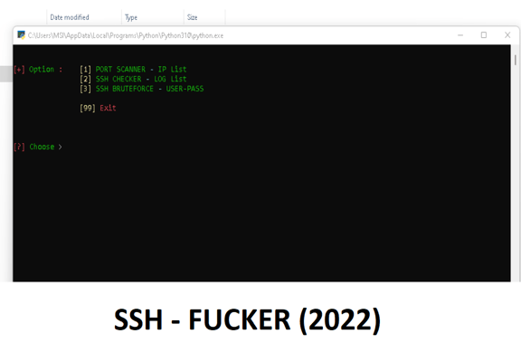 NOSLEEP - SSH FUCKER (WORKING VERY FAST)