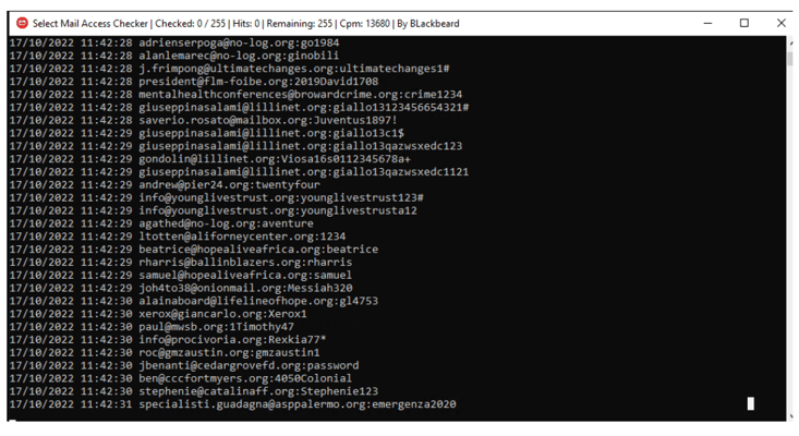 Mail Access Checker