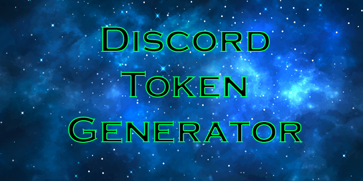 Discord Token Generator [Lifetime]