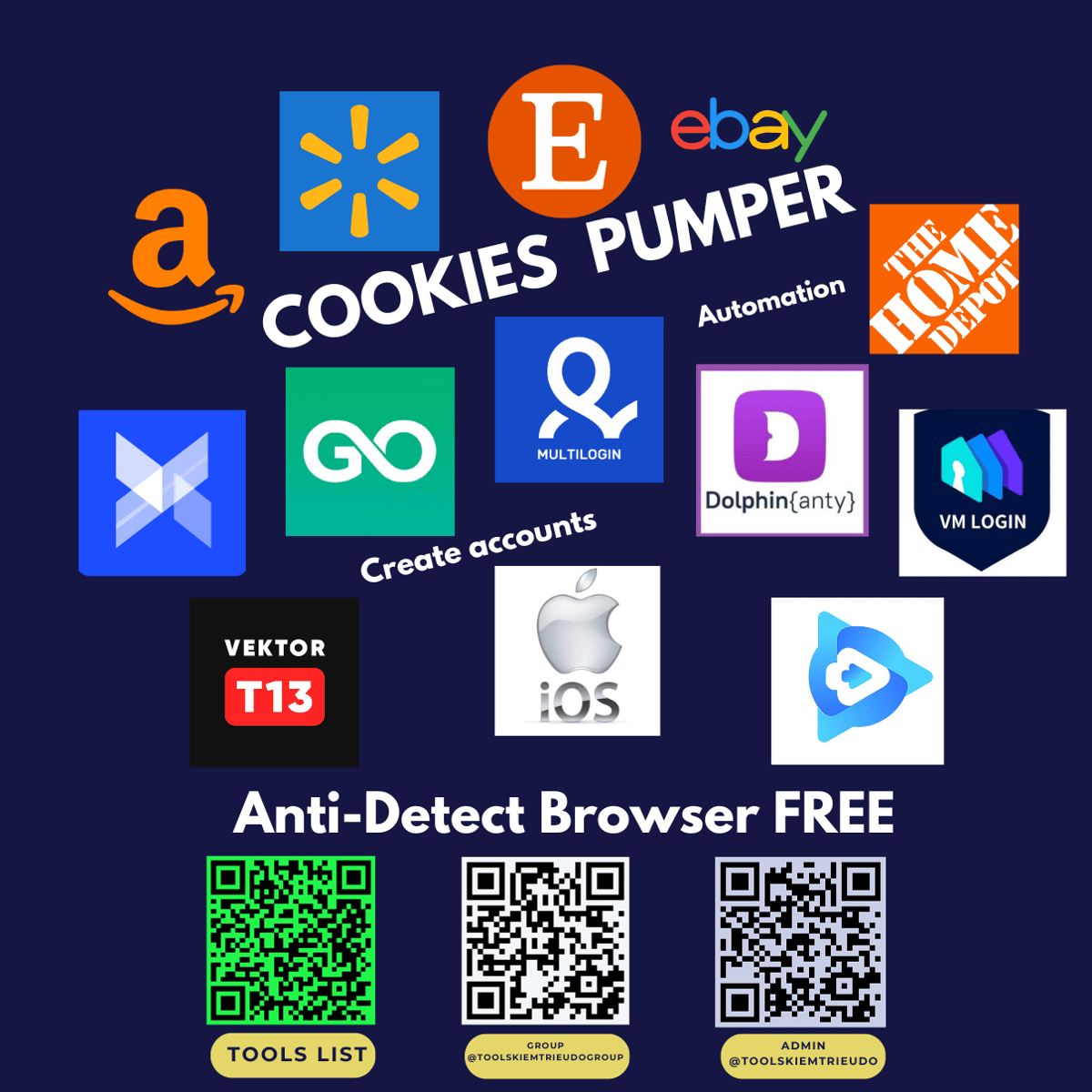 Anti-Detect Browser FREE & MMO Tools VIP