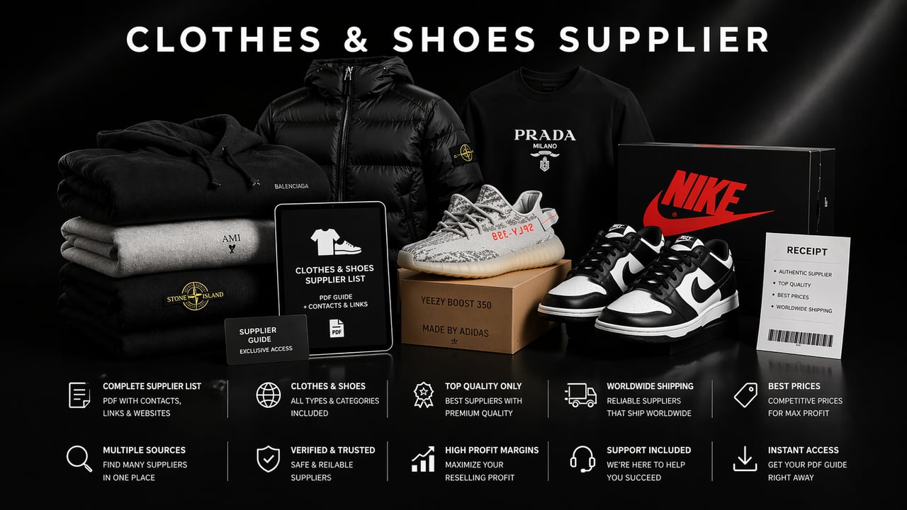 Clothes & Shoes Best Suppliers