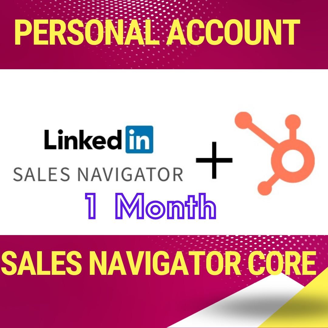 ⭐🔥Linkedin Sales Navigator Core  1 Month