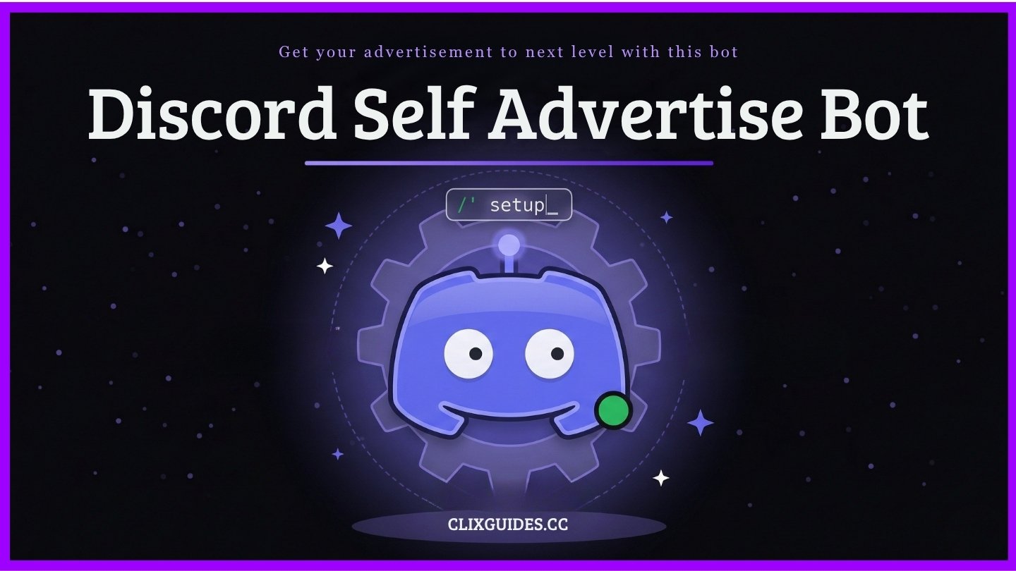 Discord Self Advertise Bot 24H working - Shellix.xyz
