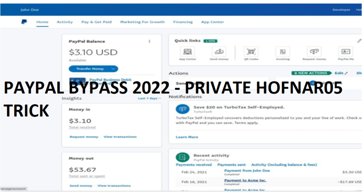Paypal bypass 2022 private trick