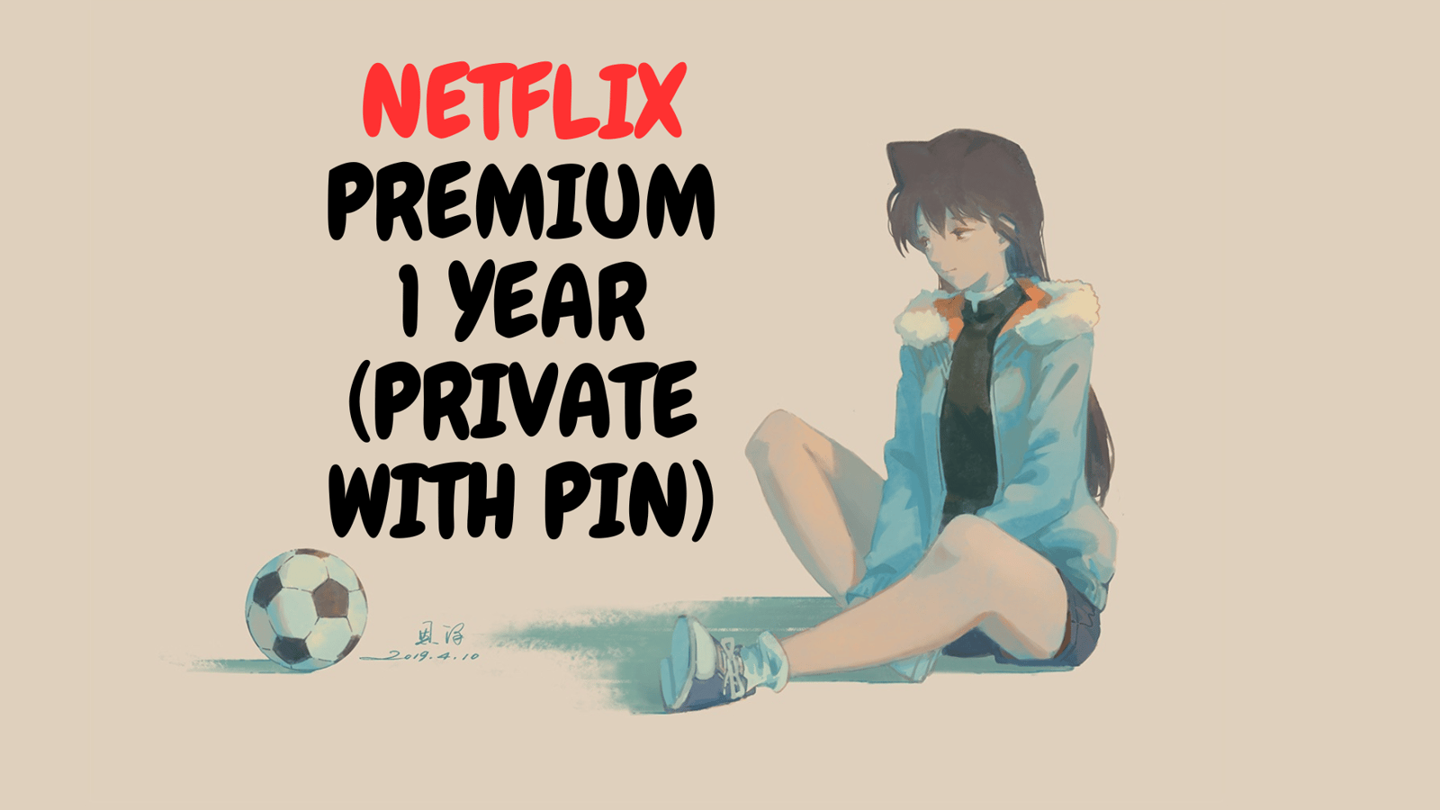 Netflix Premium UHD Account Private With Pin (1 Year) 