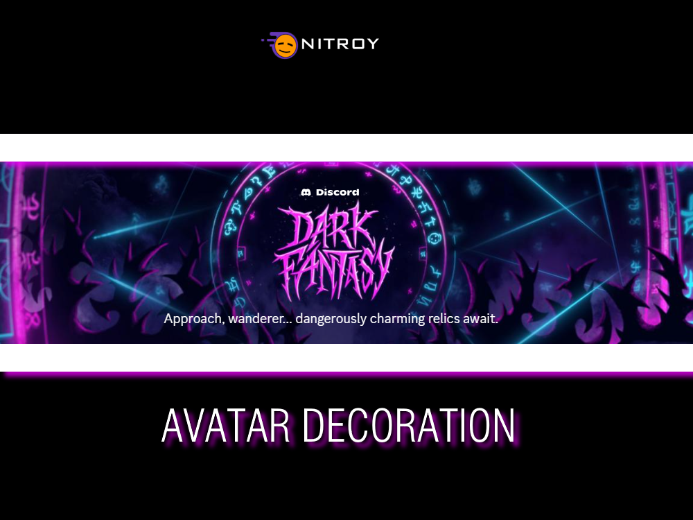 Dark Fantasy Avatar Decoration