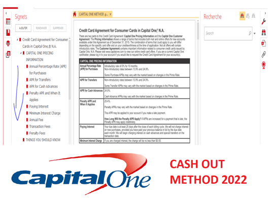 CAPITAL ONE METHOD (2022)