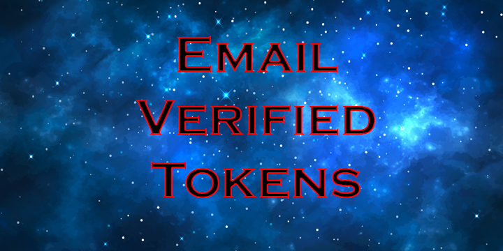 Email Verified Tokens