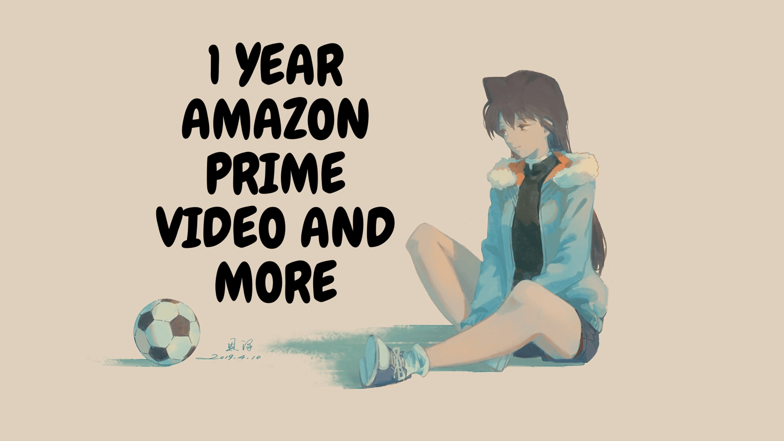 1 Year of Amazon Prime Video/Gaming/Music/E-Books/Storage