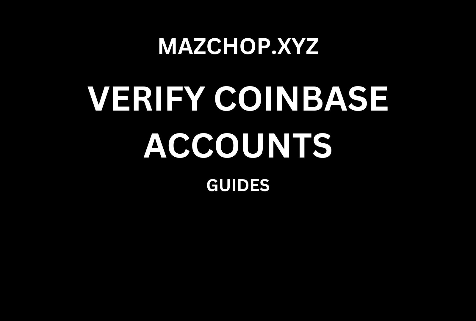 Verify Coinbase Accounts - Tier 3