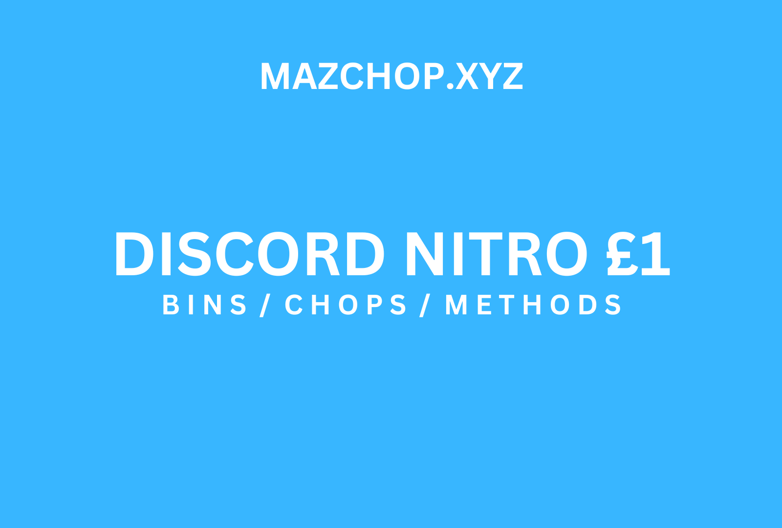 Discord Nitro £1 Method