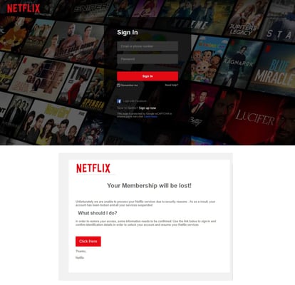NETFLIX SCAMPAGE + LETTER 2022/2023