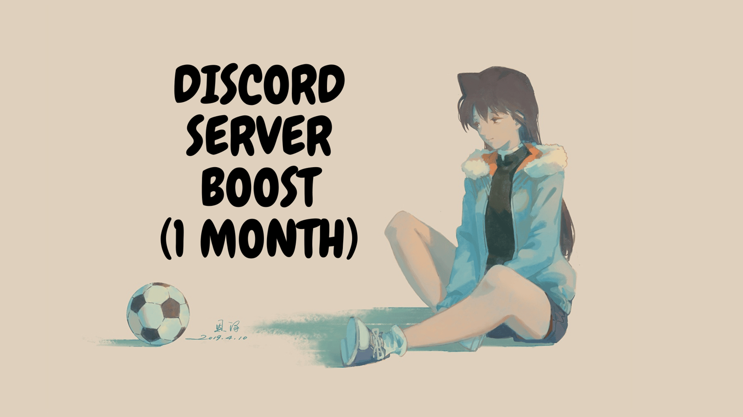 Discord Server Boost X14 (3  Month)