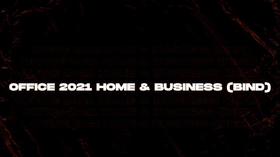Office 2021 Home & Business (macOS - Bind)
