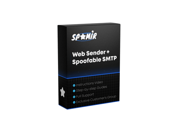 3 Months - Web Sender + Spoofable SMTP Bundle