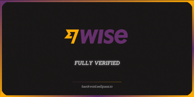 WISE FULLY VERIFIED (VERIFIED ACCOUNT )