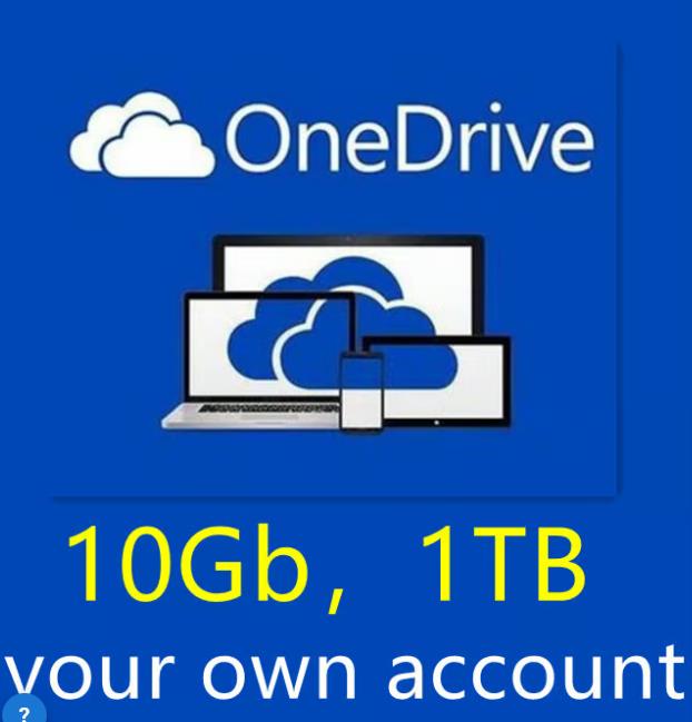 ❤️Onedrive 10GB  upgrade Microsoft one drive permanent storage/ One Drive