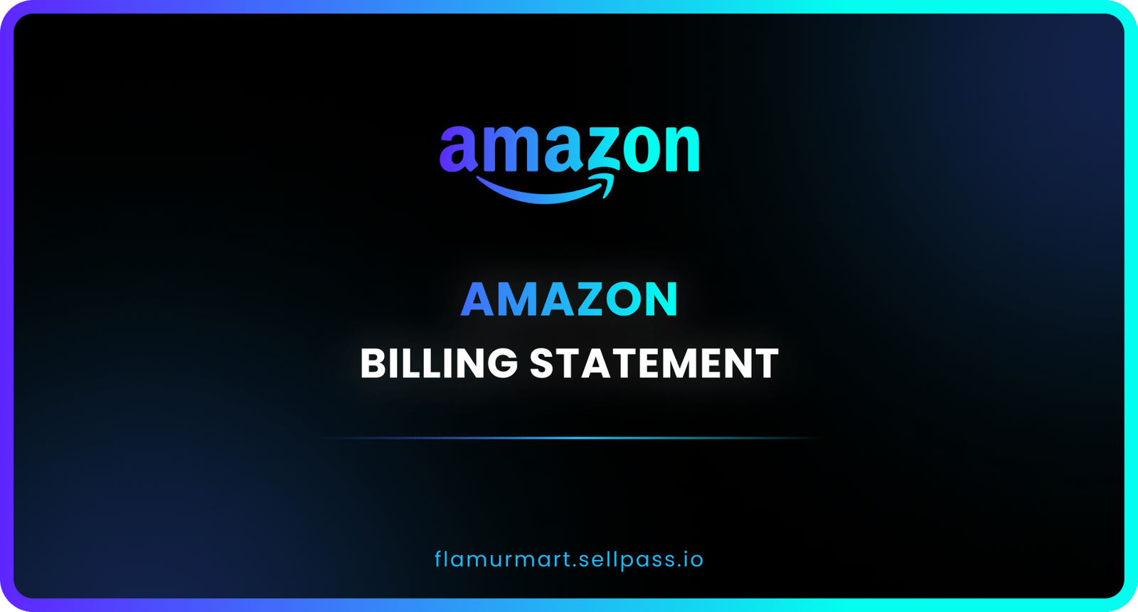 Amazon Billing Statement (Storecard)
