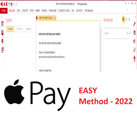 APPLE PAY METHOD 2022-2023 (EASY MONEY)