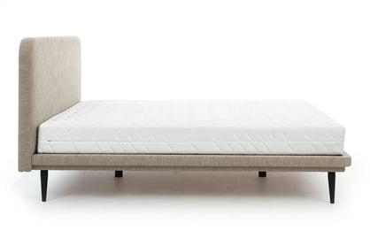 Pat tapițat Prato 160x200 cu cadru postel z wysokim wezglowiem