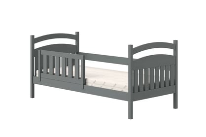 Amely fából készült gyermekágy - grafitszürke / 80x180 postel dzieciece z wysokimi nozkami 