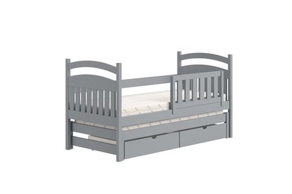 Amely gyerekágy, kihúzható alsószinttel - szürke / 90x200 Amely gyerekágy, kihúzható alsószinttel - szürke