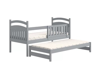Amely gyerekágy, kihúzható alsószinttel - szürke / 90x200 Amely gyerekágy, kihúzható alsószinttel - szürke