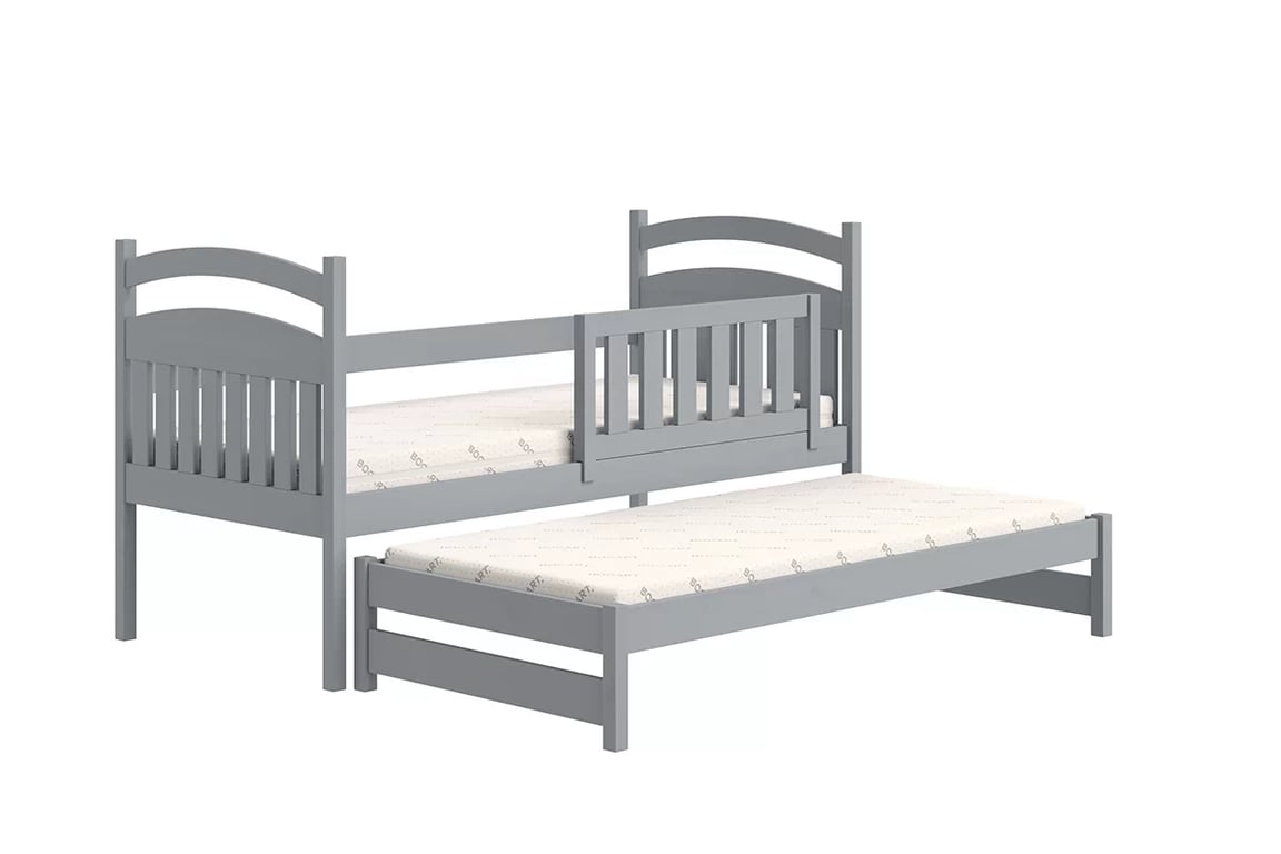 Amely gyerekágy, kihúzható alsószinttel - szürke / 90x200 Amely gyerekágy, kihúzható alsószinttel - szürke