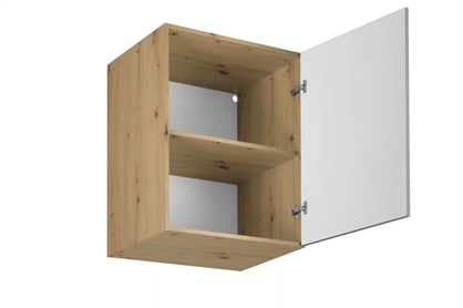 Langen G60G mély fali szekrény, 1 ajtóval - beige Langen G60G - wnetrze Skříňky wiszacej glebokiej jednodrzwiowej - színárnyalatot Beige Mat