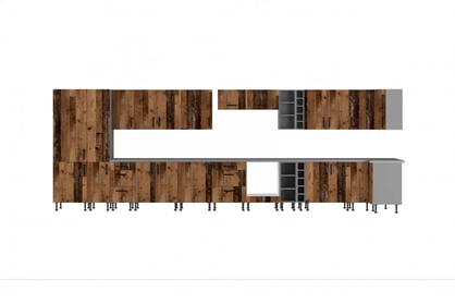 Přední panel pro myčku Kespin ZM 713x596 60 cm / zakrytý Zestawienie bryl nábytku kuchennych Kespin 