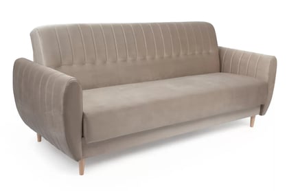 Canapea Detio extensibilă pliabilă  - bej catifea Velluto 3