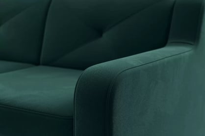Colţar Laksaro stânga extensibil - verde catifea Trinity 28 Canapea pe partea stângă extensibila Laksaro - verde catifea Trinity 28