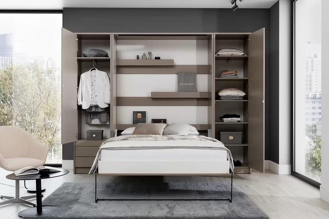 Canapea extensibilă verticală Genius 140x200 - congo / cașmir Polkotapczan pionowy Genius 140x200 - congo / cașmir