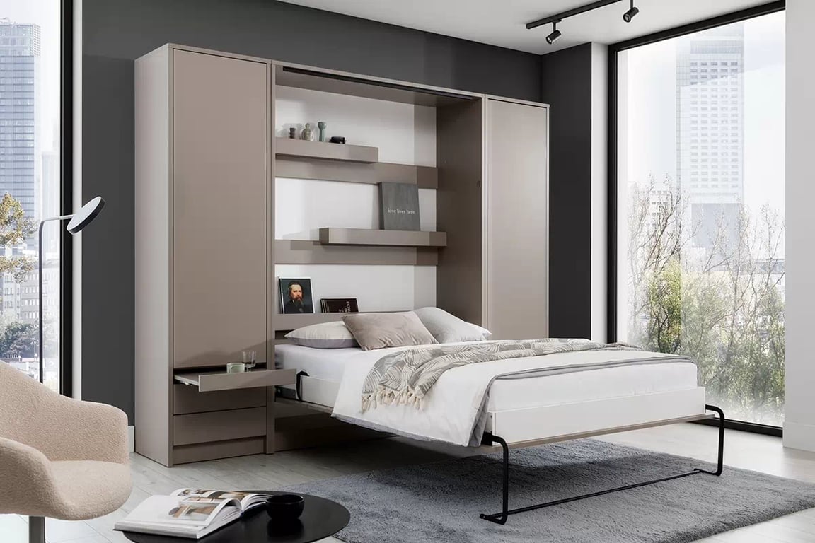 Canapea extensibilă verticală Genius 120x200 - congo / cașmir Polkotapczan pionowy Genius 120x200 - congo / cașmir