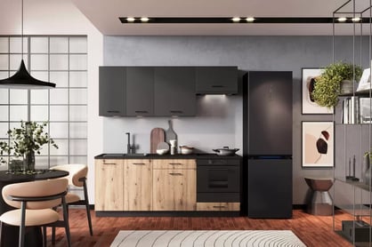 Čelo na umývačku riadu 60 cm Anika 60PO s odkrytým panelom – dub artisan Predná časť do umývačky 60cm s odkrytým panelom Anika 60 PO - Dub artisan
