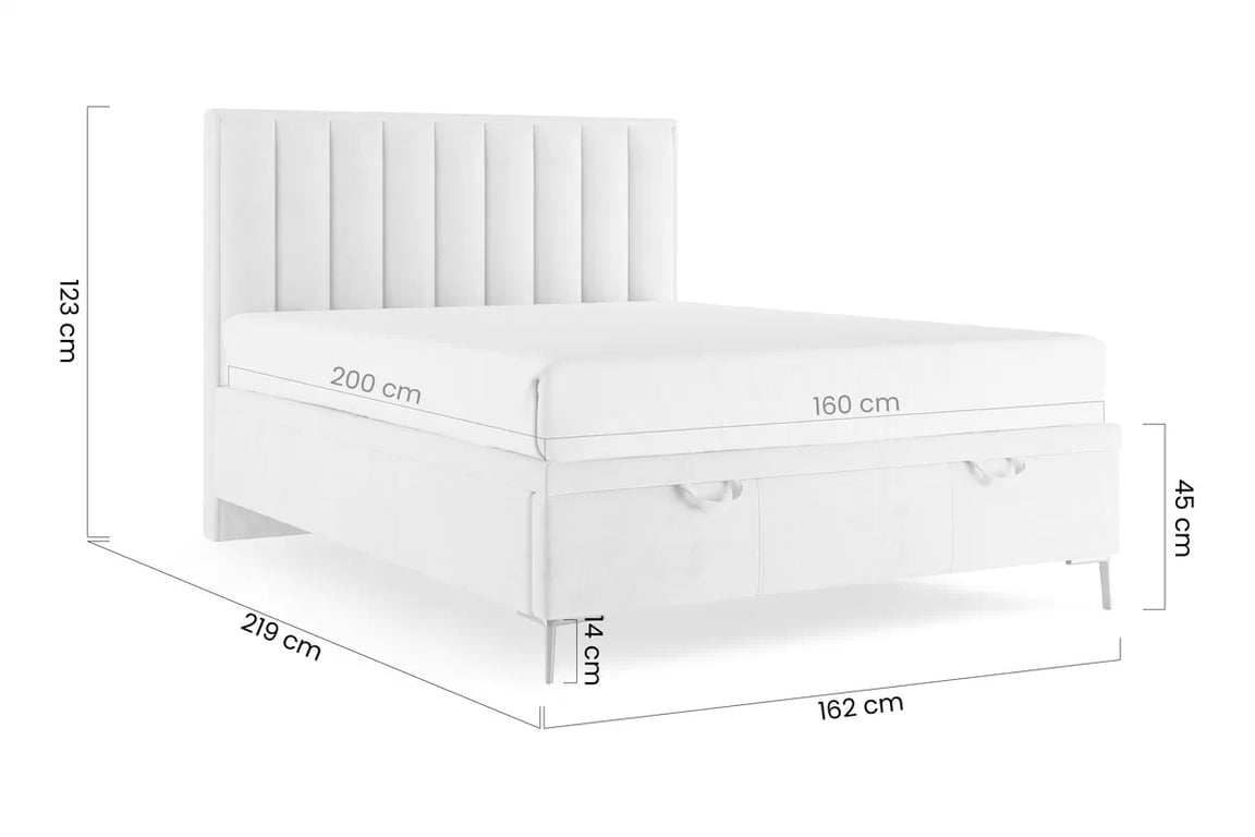 Boxspring posteľ Misel 160x200 S vnútorným úložným priestorom- Čierny zamat Magic Velvet 2219 / nožičky čierny  Boxspring posteľ Misel 160x200 S vnútorným úložným priestorom- červený zamat Magic Velvet 2213 / nožičky čierny 