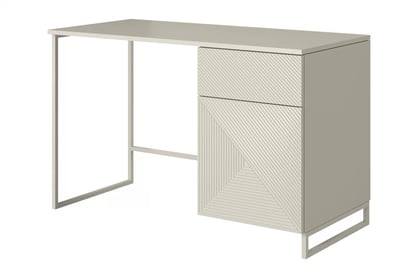 Psací stůl Asha 120 cm se zásuvkou – kašmír / kašmírová konstrukce