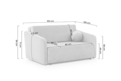 Zeldia 105 kanapé ágyfunkcióval Kanapé Zeldia 105 z funkcja spania