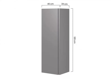 Set mobilier pentru living Loftia I - negru mat / cadru negru Mebloscianka Loftia I - negru mat / negru stelaz