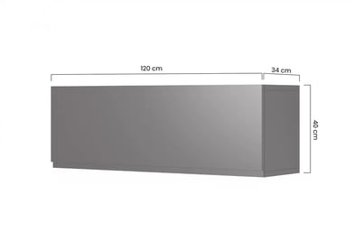 Set mobilier pentru living Loftia I - negru mat / cadru negru Mebloscianka Loftia I - negru mat / negru stelaz