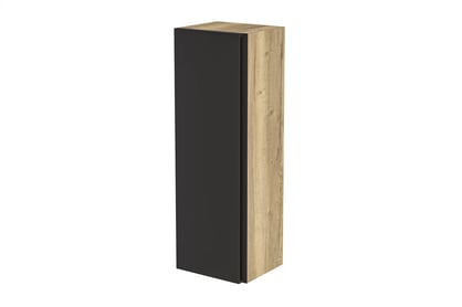 Set mobilier pentru living Loftia II - stejar artisan / negru mat / cadru negru Mebloscianka Loftia II - stejar artizanal / negru mat / negru stelaz