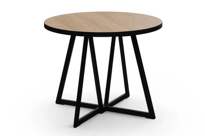 Masă extensibilă Cedrus 105/160 cm stil loft - stejar hikora / negru