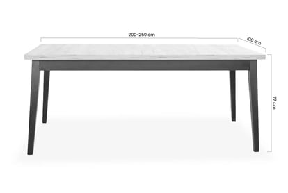 Rozkládací jídelní stůl Paris 200-250 cm - dub lancelot Stůl na bukowych nogach
