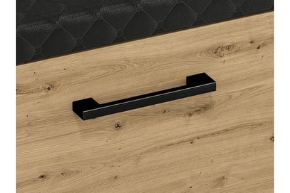Bancă pantofi Klarso 05 105 cm - stejar artizanal / negru botník Nevio 05