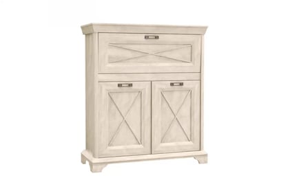 Komoda Kashmir z barkiem 120 cm - pinia Biela