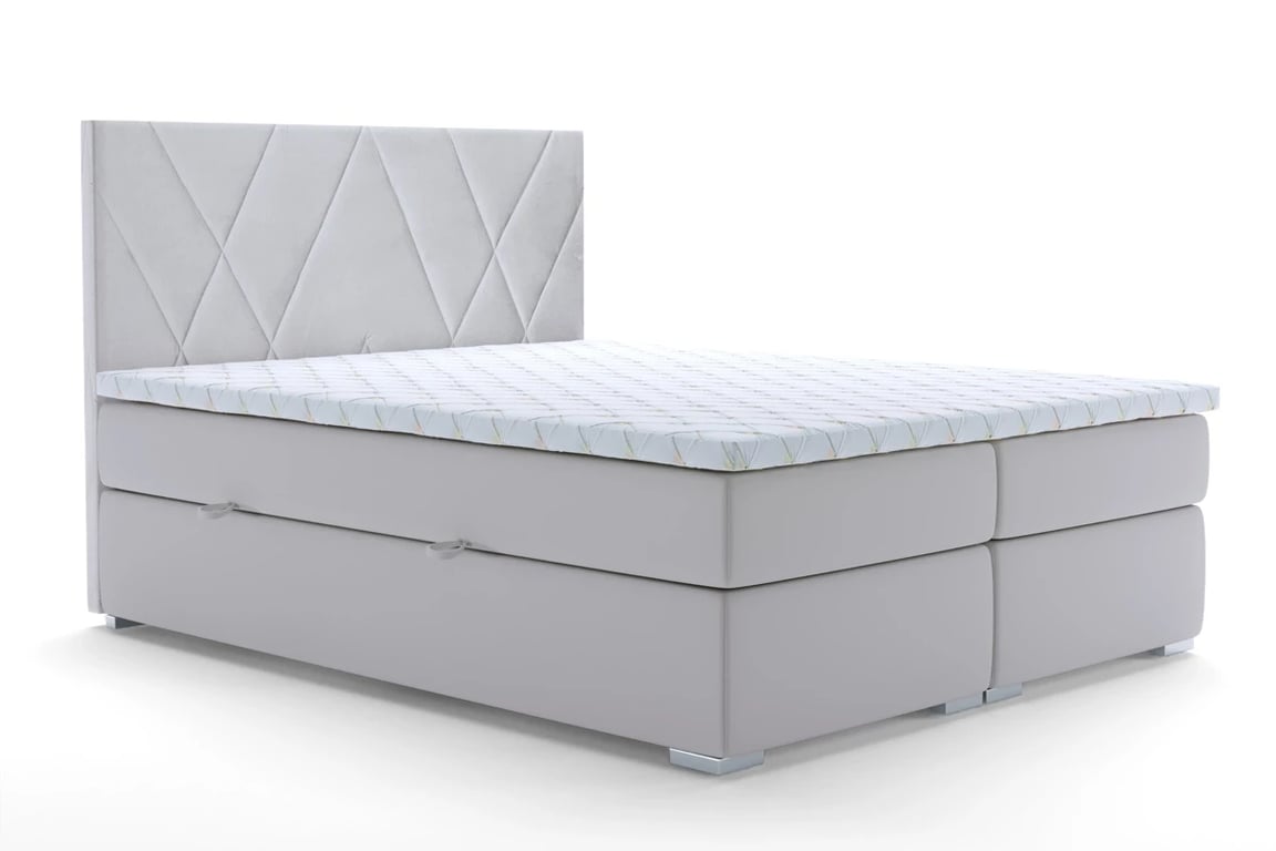 Boxspring postel Nelso 180x200 boxspring s vysokým sedákem